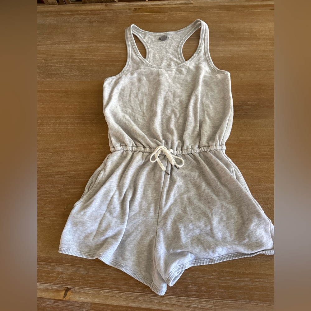 Aerie Light Gray Romper